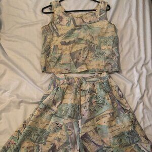 Cute Vintage Summer Co-Ord Set!